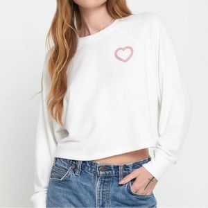 Spiritual Gangster Care Isabel Long Sleeve Sweatshirt NWT